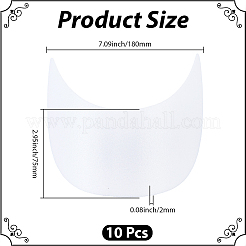 10 Hutkrempenfutter aus Harz&nbsp;DIY-CY0002-88A
