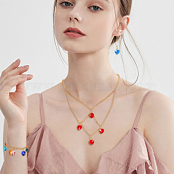 100 шт. Прозрачные стеклянные подвески&nbsp;PALLOY-GA00031