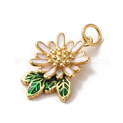 Латунь эмаль подвески&nbsp;KK-K358-02A-G