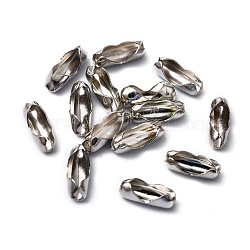 Brass Ball Chain Connectors, Platinum, 5.5x2mm, Fit for 1.5mm ball chain