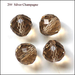 Imitation Austrian Crystal Beads, Grade AAA, Faceted, Teardrop, BurlyWood, 10mm, Hole: 0.9~1mm