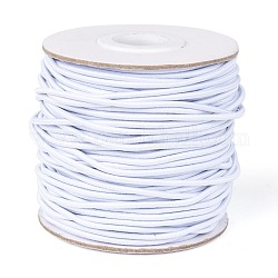 Tondo corda elastica, con nylon e gomma all'interno, bianco, 2mm, circa 43.74 iarde (40 m)/rotolo