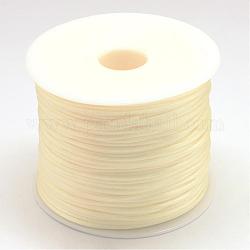 Fil de nylon, corde de satin de rattail, mousseline de citron, 1.5mm, environ 100yards/rouleau (300pied/rouleau)