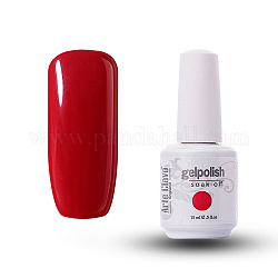 15ml Special Nail Gel, for Nail Art Stamping Print, Varnish Manicure Starter Kit, FireBrick, Bottle: 34x80mm