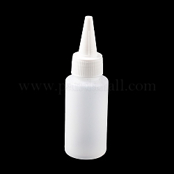 60 ml Flaschen Kunststoff-Kleber, Transparent, 8.5x3.5 cm, Kapazität: 60 ml