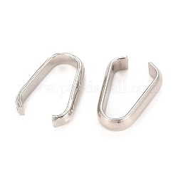 201 Stainless Steel Quick Link Connectors, Stainless Steel Color, 11x2mm