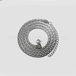Collares de cadena de espiga de 304 acero inoxidable, color acero inoxidable, 17.80 pulgada (45.2 cm)