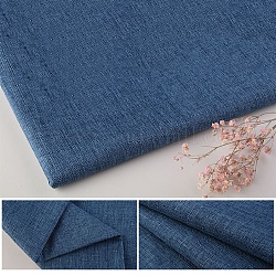 Tissu en lin imitation polyester, Couverture de canapé, Accessoires de vêtement, rectangle, sarcelle, 29~30x19~20x0.09 cm