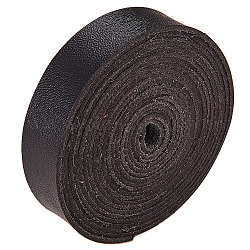 Шнур из искусственной кожи из микроволокна, плоский плетеный кожаный шнур, для изготовления браслетов и ожерелий, чёрные, 15x1.5 мм, около 2.18 ярда (2 м) на прядь