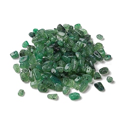 Abalorios de acrílico, de piedras preciosas de imitación, chip, verde, 4~13x4~6x4~5mm, agujero: 1.2 mm