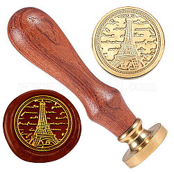 DELORIGIN Prominent Tower Wax Stamp, Wave Wax Sealing Stamp 1