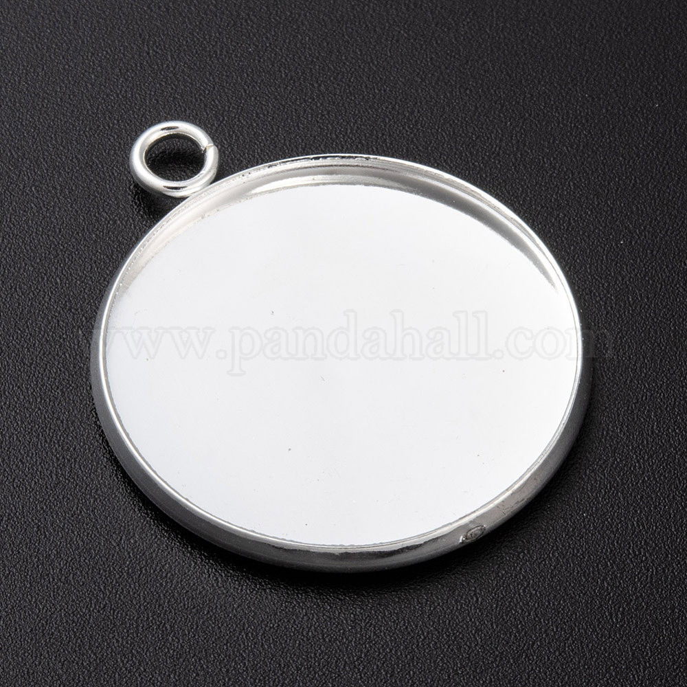 2 Déflecteurs/pendentifs En Métal Doré Pour Cabochon 30x40mm - Fabrication Bijoux