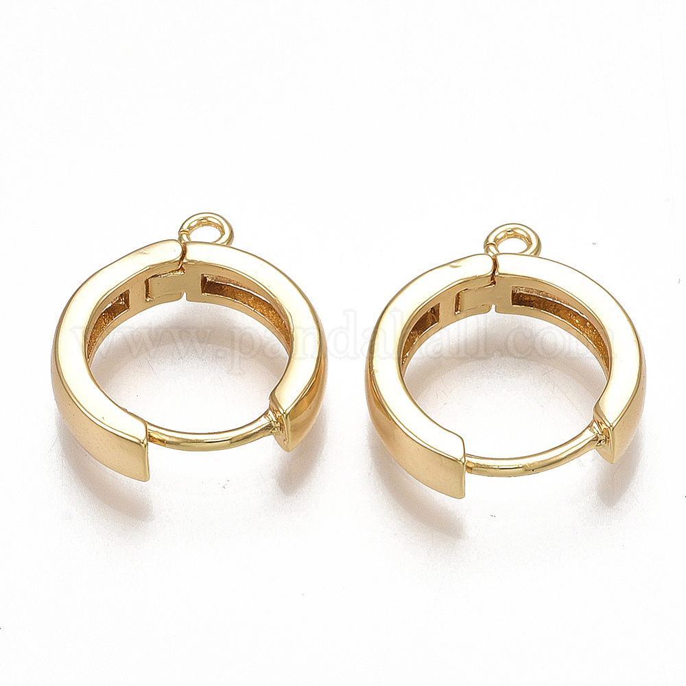 Wholesale Brass Huggie Hoop Earring Findings