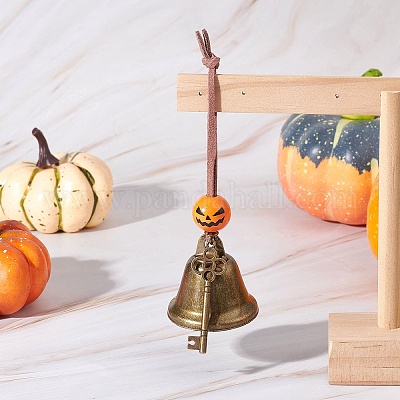 Железо колокол подвесные украшения HJEW-JM03777-02-1