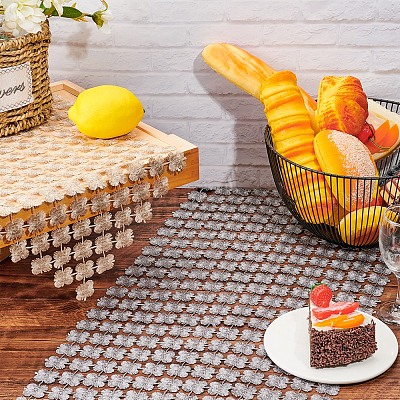 Chemin de table en polyester pour table à manger&nbsp;DJEW-FG0001-04-1