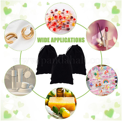 Мешочки из бархата&nbsp;ABAG-WH0046-30B-1