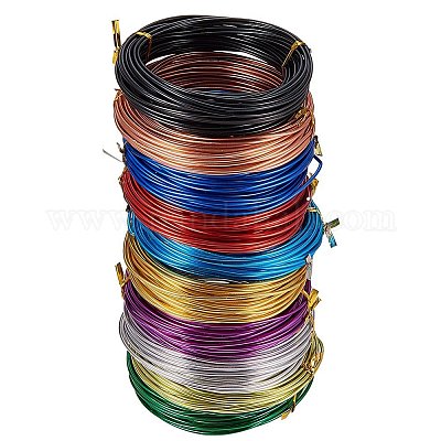 Wholesale JEWELEADER 10 Colors 320 Feet Aluminum Wire 12 15 18 20 Gauge  Bendable Metal Craft Wire Flexible Sculpting Beading Wire for DIY Wrapped  Jewelry Manual Arts Making Rainbow Projects 