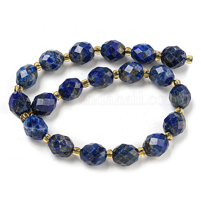 Natürlicher Lapislazuli Perlenstränge&nbsp;G-N342-51-1