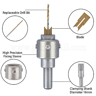 AHANDMAKER 6-12 mm Wooden Bead Maker Drill Bit Woodworking Tool Milling  Cutter Kit for Making Wooden Beads and Jewelry