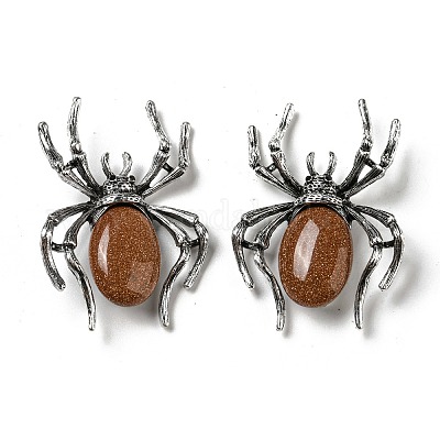 Broche araignée en strass&nbsp;JEWB-C026-07A-AS-1