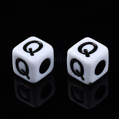 Непрозрачные акриловые бусины&nbsp;SACR-S273-35E-01-1