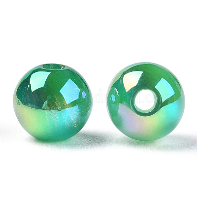 Прозрачные бусины из смолы&nbsp;RESI-Z015-04G-1