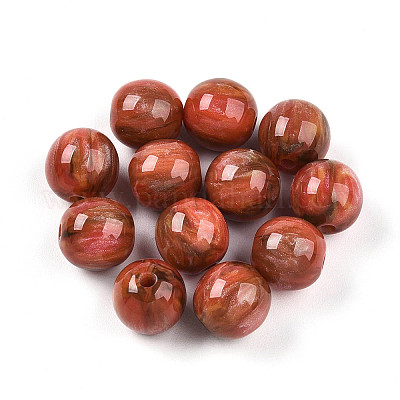 Бусины из cмолы X1-RESI-YW0004-28B-12-1