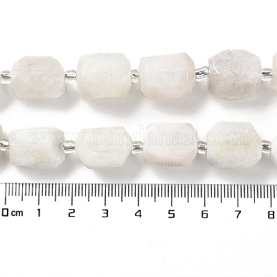Natürlichen weißen Mondstein Perlen Stränge&nbsp;G-C105-A05-01-1