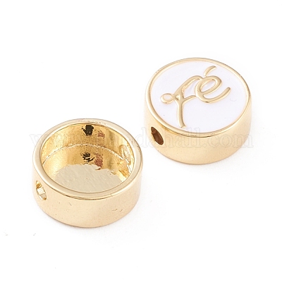 Латунь эмаль бисера&nbsp;KK-F814-02G-1