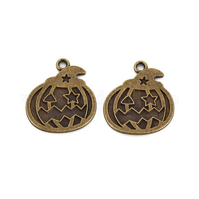 Хэллоуин подвеска в тибетском стиле с эмалью PALLOY-N160-46AB-1