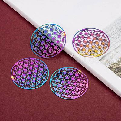 Ионное покрытие (ip) 201 филигранные соединительные элементы из нержавеющей стали&nbsp;STAS-S108-52-1