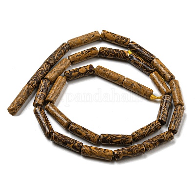 Lot De 24 Perles En Jaspe éléphant Naturel - Diamètre 8 Mm, Neuf, Pour Création De Bijoux