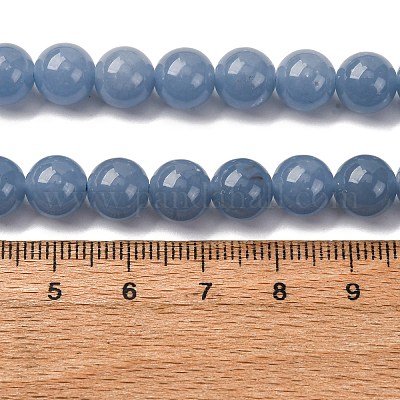 Натуральные бусины из перуанского ангелита&nbsp;G-G286-A01-8mm-1