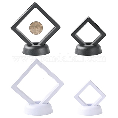 4шт 4 стиля пластиковый 3D плавающий держатель рамки дисплея&nbsp;ODIS-FS0001-02C-1