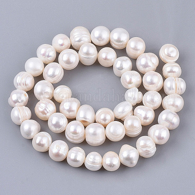 Shop CHGCRAFT 2 Strands Natural Cultured Freshwater Pearl Beads ...