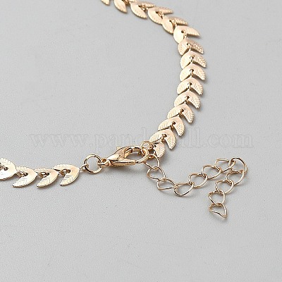 3шт. 3 стиля браслетов на ногу из латуни и сплава для женщин&nbsp;BJEW-WH0041-28-1