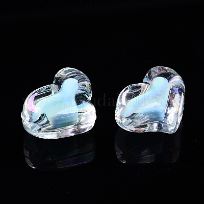 Perles en acrylique transparente&nbsp;TACR-N011-008A-03-1