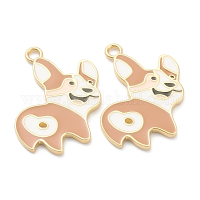 Латунь эмаль подвески&nbsp;KK-J278-41G-1