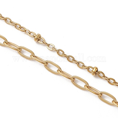 Изготовление браслета-цепочки из нержавеющей стали 304&nbsp;AJEW-JB01515-02-1