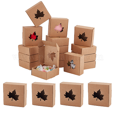 Shop Folding Kraft Paper Cardboard Jewelry Gift Boxes for Jewelry Making - PandaHall  Selected