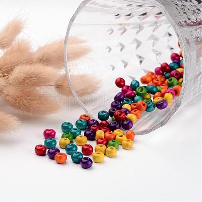 Bleifreie Naturholz runde Perlen&nbsp;X-TB092MY-1