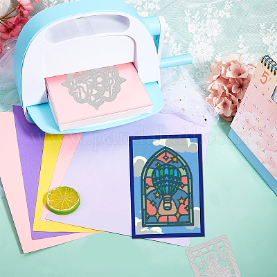 Углеродистая сталь разрезает трафареты DIY-WH0309-1985-1