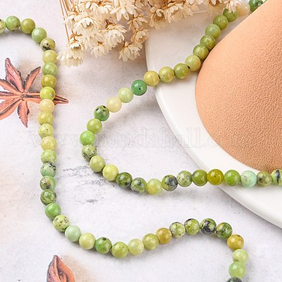 Природные серпантину нитей бисера&nbsp;G-N166-6-1