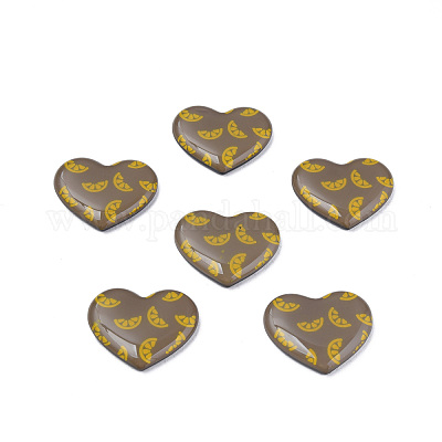 Акриловые кабошоны с принтом KY-N015-201-C02-1