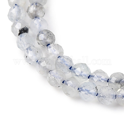 Природные Аквамарин бисер нитей&nbsp;G-F509-10-3mm-1