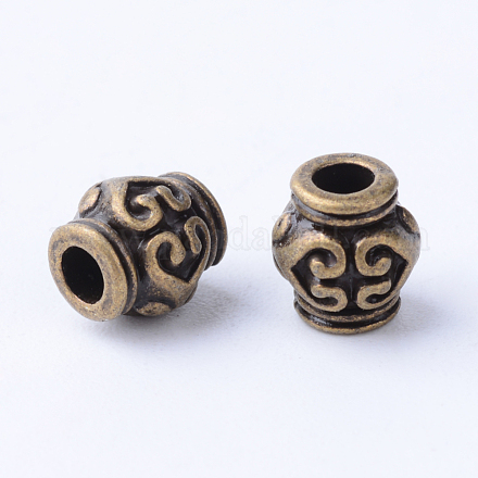 Perles en alliage de style tibétain TIBE-Q063-116AB-NR-1