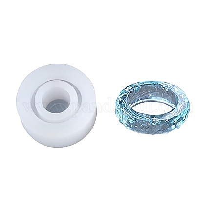 Moldes de silicona de anillo diy transparente DIY-WH0128-03C-1