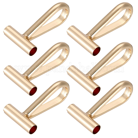 8 шт. брошь-трансформер из сплава с крючками для подвески FIND-SC0019-06B-G-1