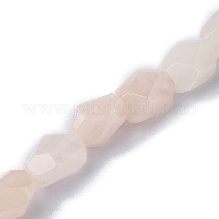 Chapelets de perles en quartz rose naturel G-F743-04J-1