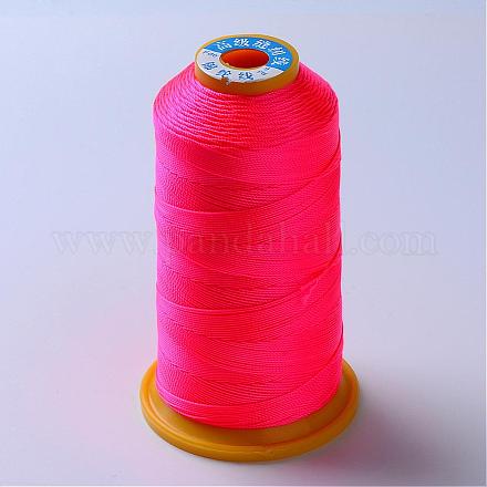 ナイロン縫糸  ショッキングピンク  0.6mm  約300m /ロール NWIR-N006-01O-0.6mm-1